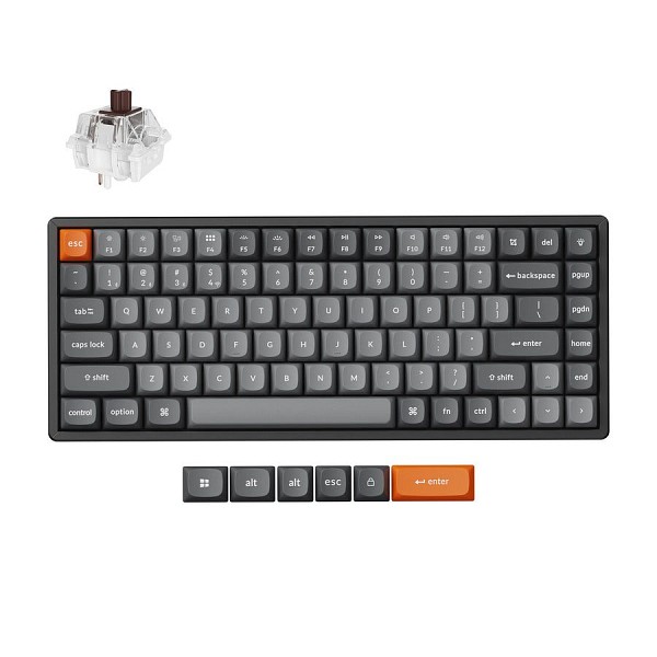Keychron K2 Max (K2M-J3) QMK Wireless Mechanical Keyboard Brown Switch