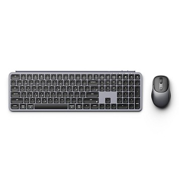 Keychron B6 Pro Combo Ultraslim Wireless Keyboard and Mouse Space Grey