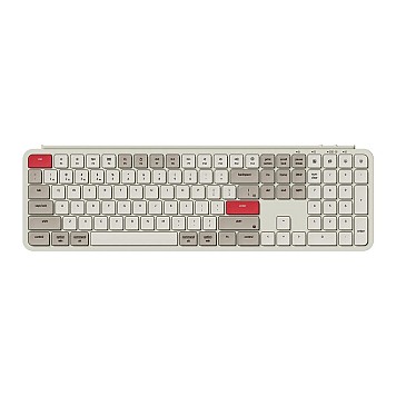 Keychron B6 Pro Ultraslim Wireless Keyboard Retro Red