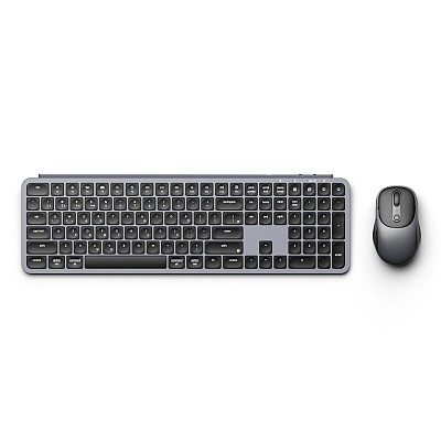 Keychron B6 Pro Combo Ultraslim Wireless Keyboard and Mouse Space Grey