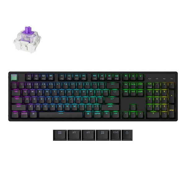 Keychron K10 HE Shine-Through Wireless RGB Keyboard