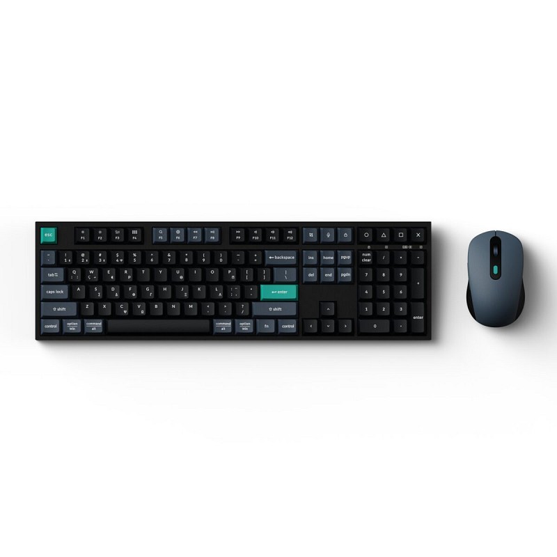 Keychron B36 Combo Wireless Keyboard and Mouse Black-Green