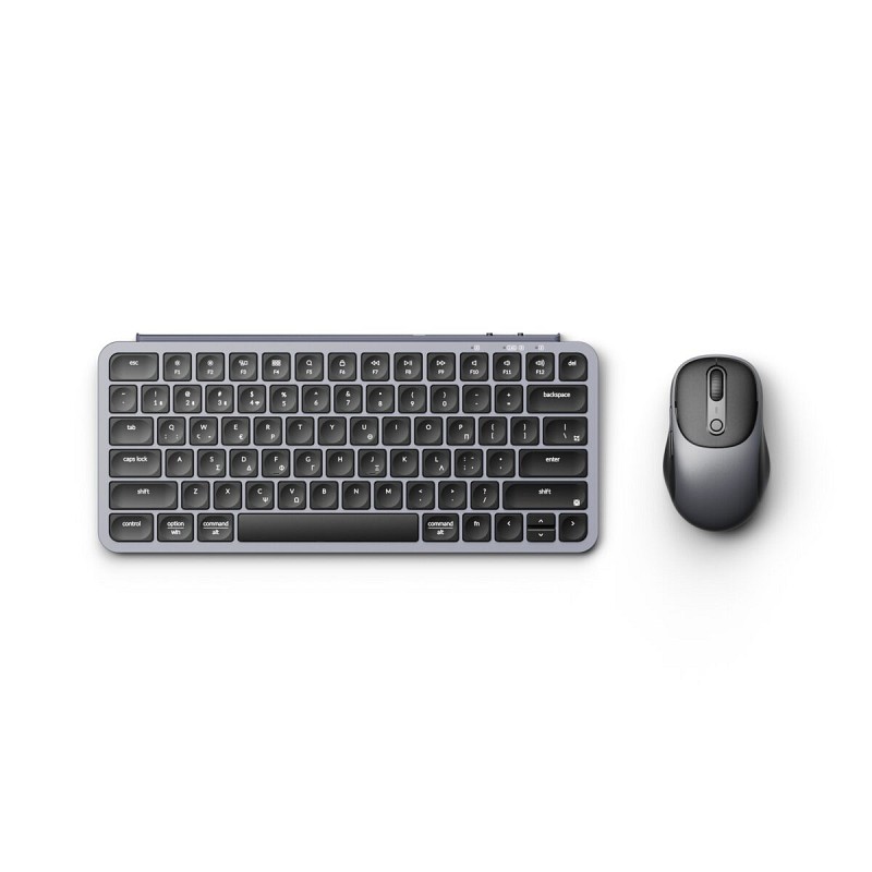 Keychron B1 Pro Combo Ultraslim Wireless Keyboard and Mouse Space Grey