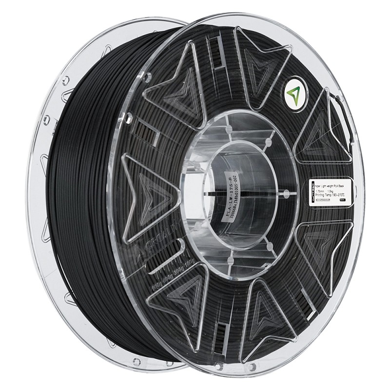 Creality Hyper Lightweight PLA Black (FOAM PLA) 3D Printer Filament for RC Models